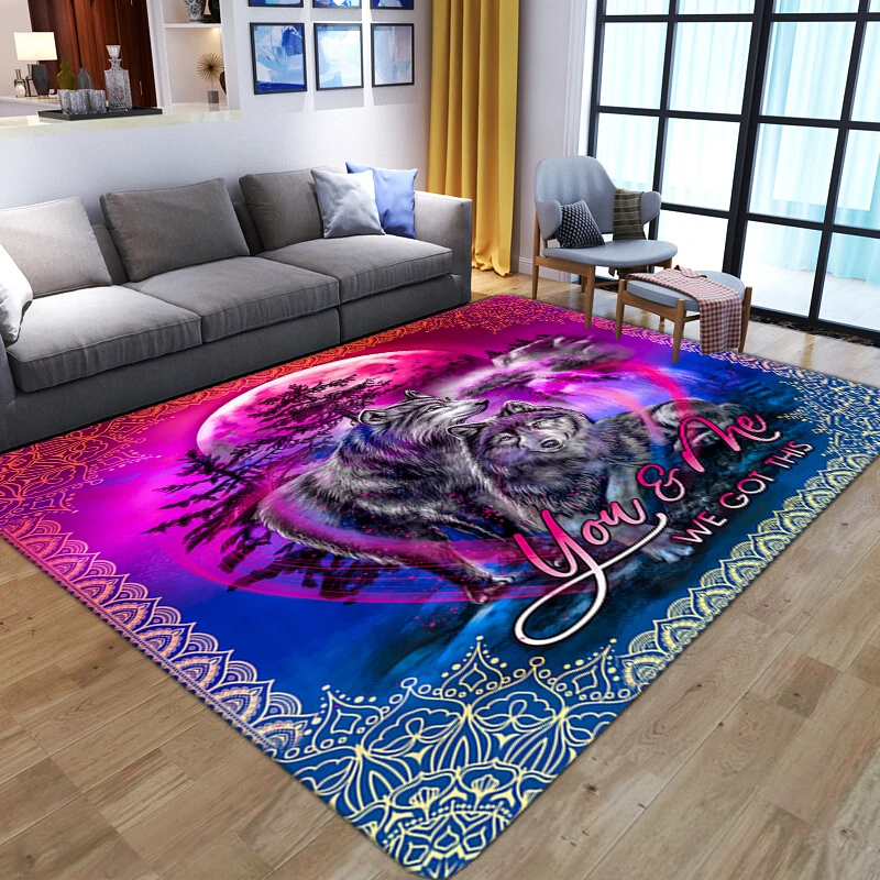 Мультяшный детский 3D коврики с принтом для гостиной спальни мягкие фланелевые