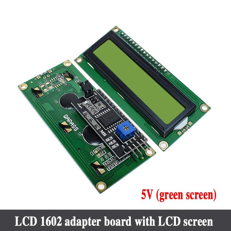 LCD1602 ЖК-модуль синий экран IIC/igc 1602 для arduino 1602 LCD UNO r3 mega2560 зеленый экран - Цвет: green and module