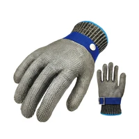 as stainless steel wire gloves anti cut fishing outdoor safety cut ressistant stab metal mesh butcher protect meat gloves