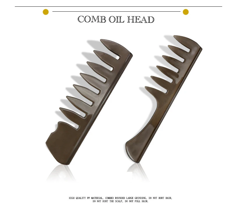 Men's Vintage Oil Head Comb Hair Stylists Professional Styling Set Variety Pack Great | Красота и здоровье