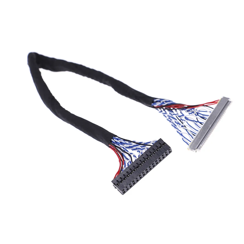 1 шт. x LVDS кабель 8 бит FIX 30 Pin 2ch для 17 19 22 26 дюймов ЖК/светодиодный контроллер панели