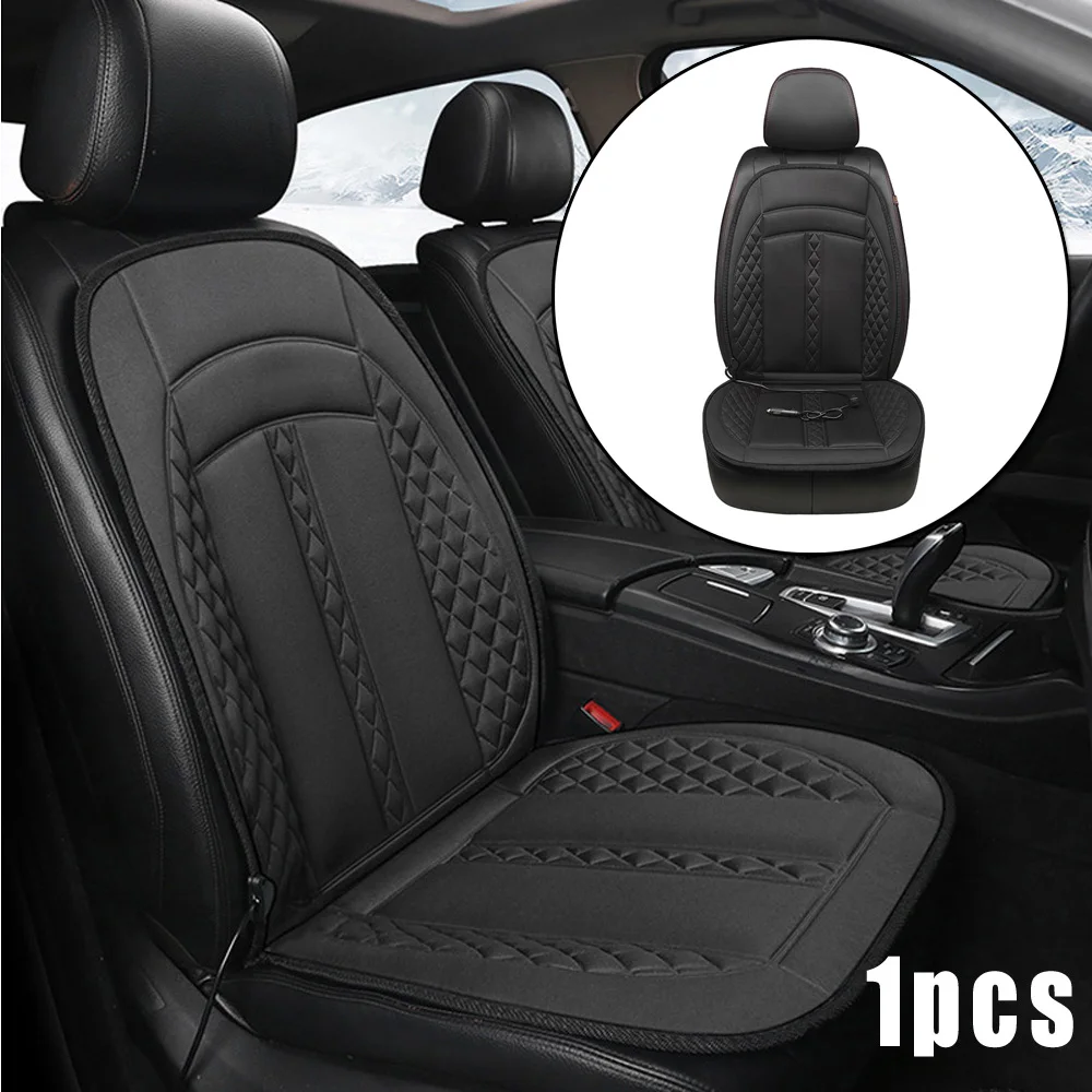 

Warm Heating Cushion 12V 1pc Accessories Front Seat Heater Cover Winter Thicken