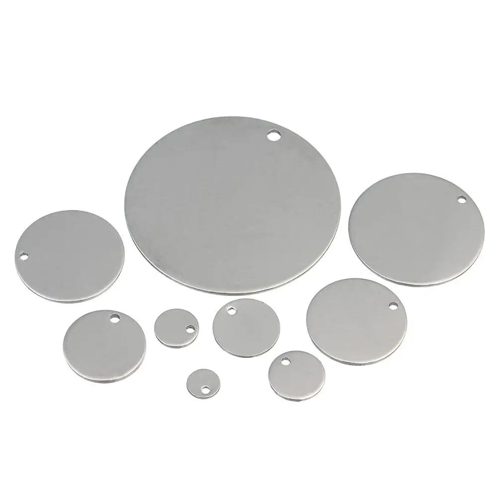 Круглые Подвески из нержавеющей стали штамповочные заготовки для изготовления