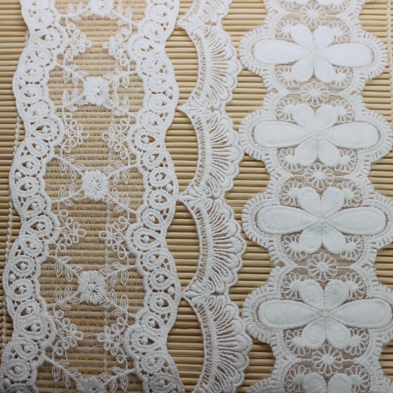 3 метра нежное Белое кружево для отделки одежды Домашний текстиль отделка