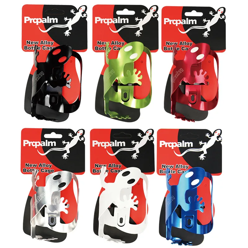 

bike bottle glass bracket water bottle cage Aluminum alloy super light and colorful kettle Propalm gecko bike mountain