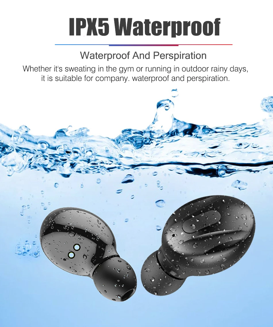 Мини беспроводные Bluetooth 5 0 наушники TWS стереофон спортивные hi fi Handsfree игровая