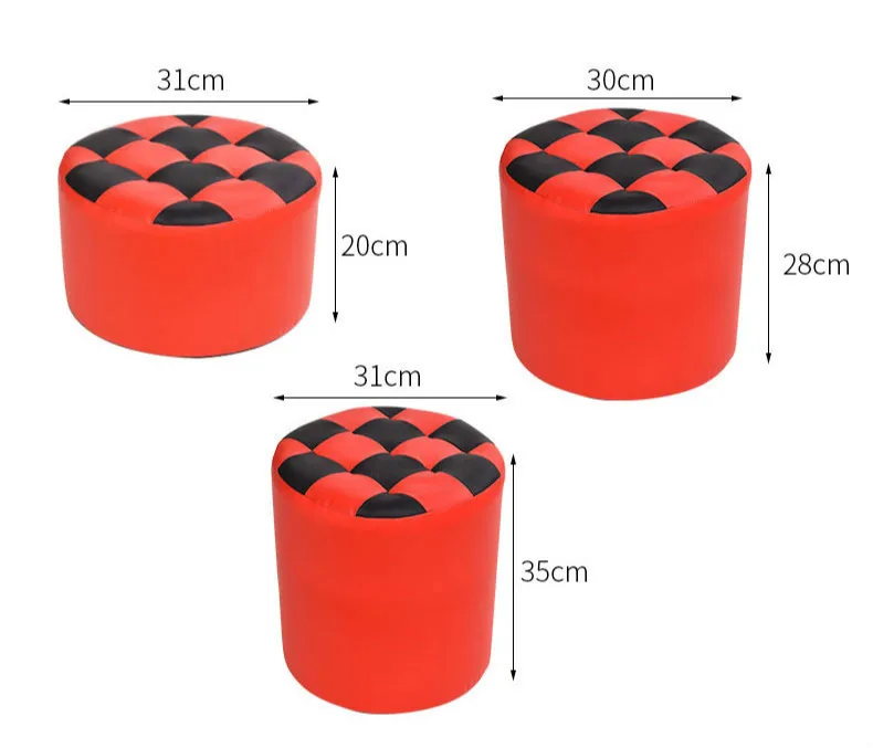 35 см Синтетическая кожа Минималистичная Современная скамейка креативная мода