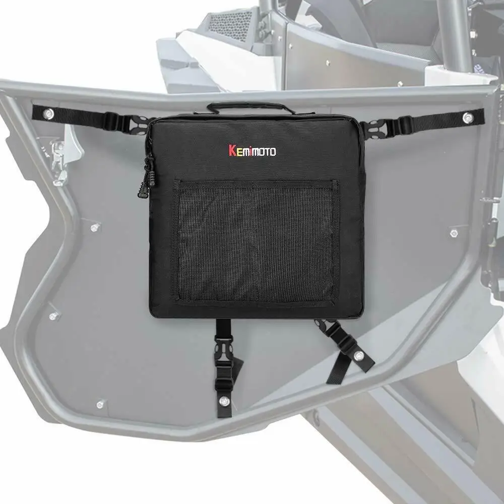 KEMIMOTO 2 шт. UTV дверное Крепление Сумка для хранения пакет для Polaris Ranger RZR XP/4 570 800 900 1000 Turbo EPS
