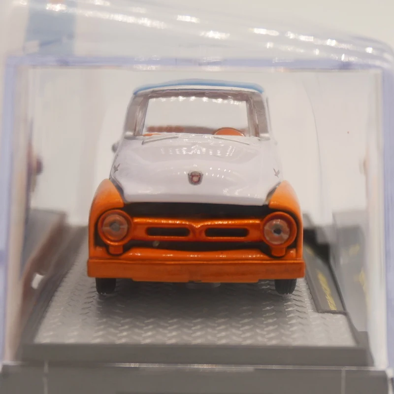 M2 1:64 Ford F-100 грузовик 1956 сплав модель автомобиля металлические игрушки для детей