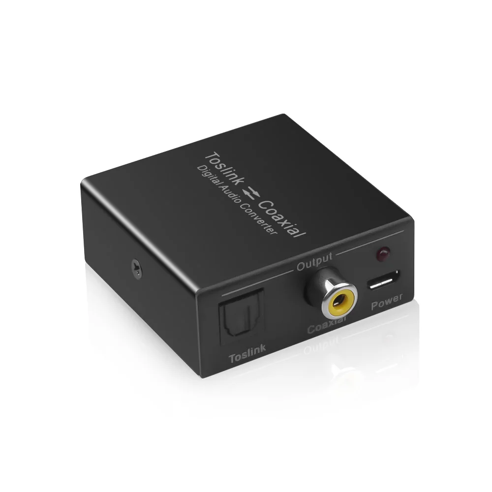 Kebidu HiFi оптический Toslink к коаксиальному двунаправленному аудиоконвертеру 192 кГц