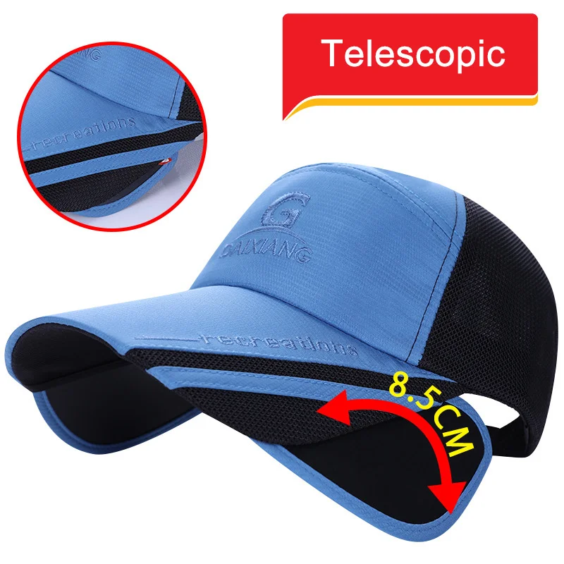 

Baseball Cap Outdoor Telescopic Multi-function Sports Quick Dry Baseball Sun Hat X85
