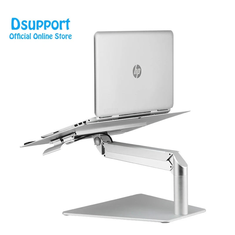 Notebook Stand Adjustable Angle Aluminum Alloy Free Lift Laptop Heighten Holder for Macbook Dell HP iPad Pro ect.