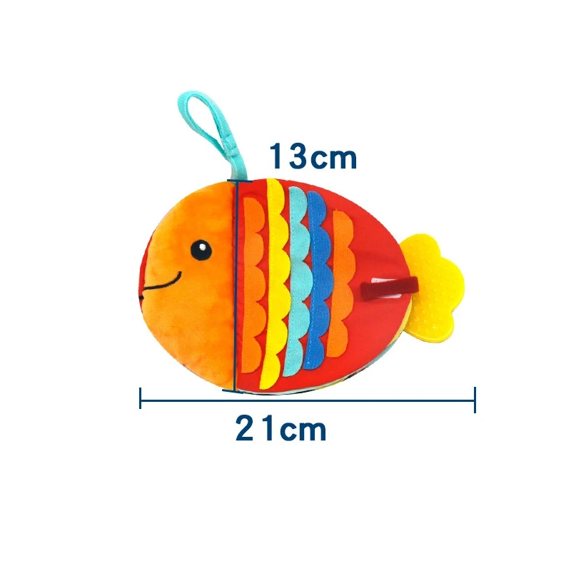 Игрушечный Прорезыватель Монтессори для детей моющаяся обучающая тканевая