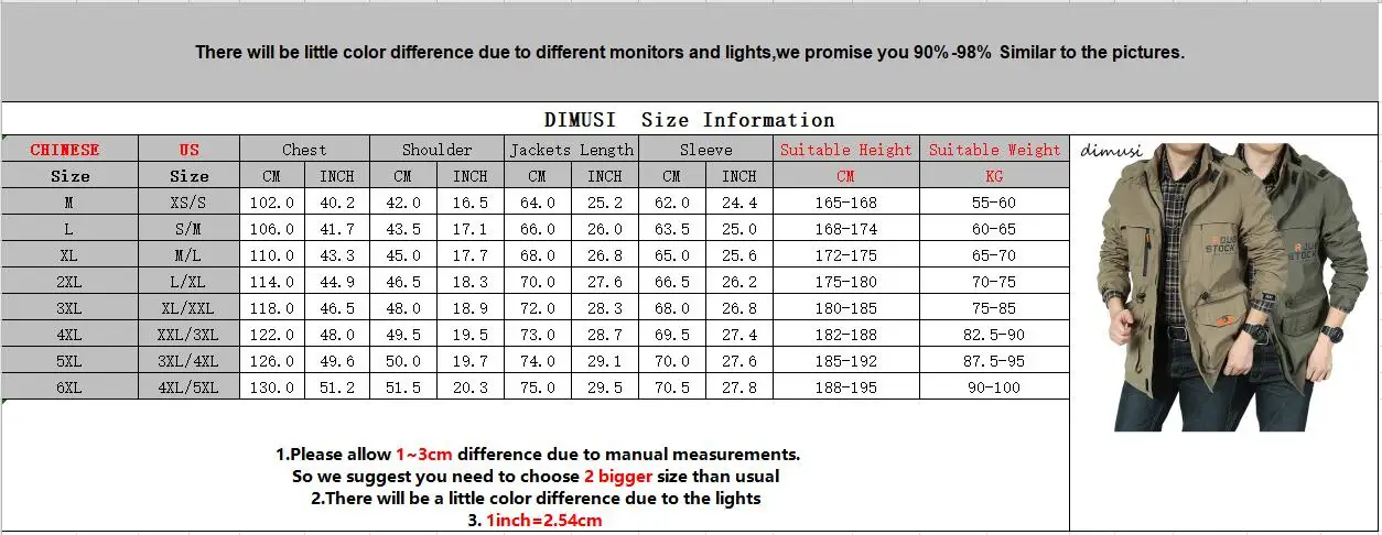 DIMUSI Men's Jackets Casual Outwear Hiking Windbreaker Hooded Coats Fashion Army Cargo Bomber Jackets Mens Clothing images - 6