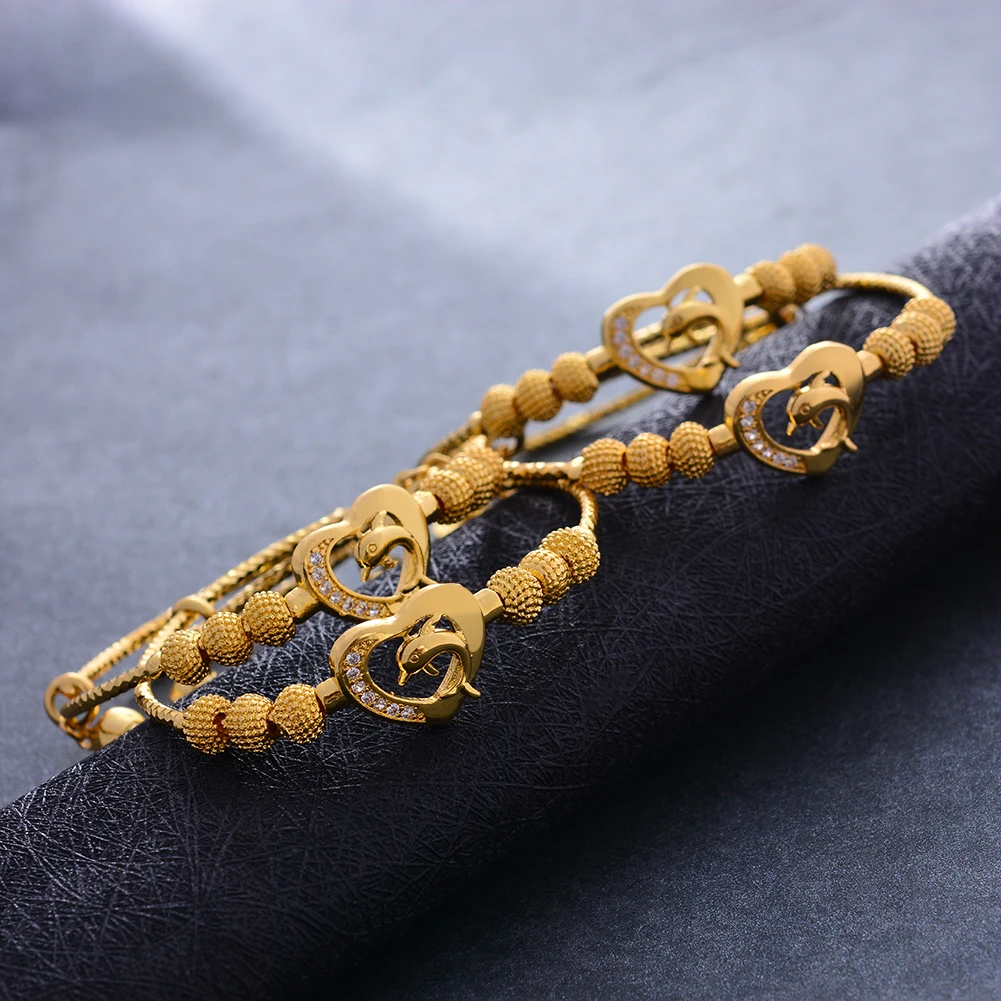 Wando детские браслеты серебряного цвета для ребенка девочки золотого свадебный