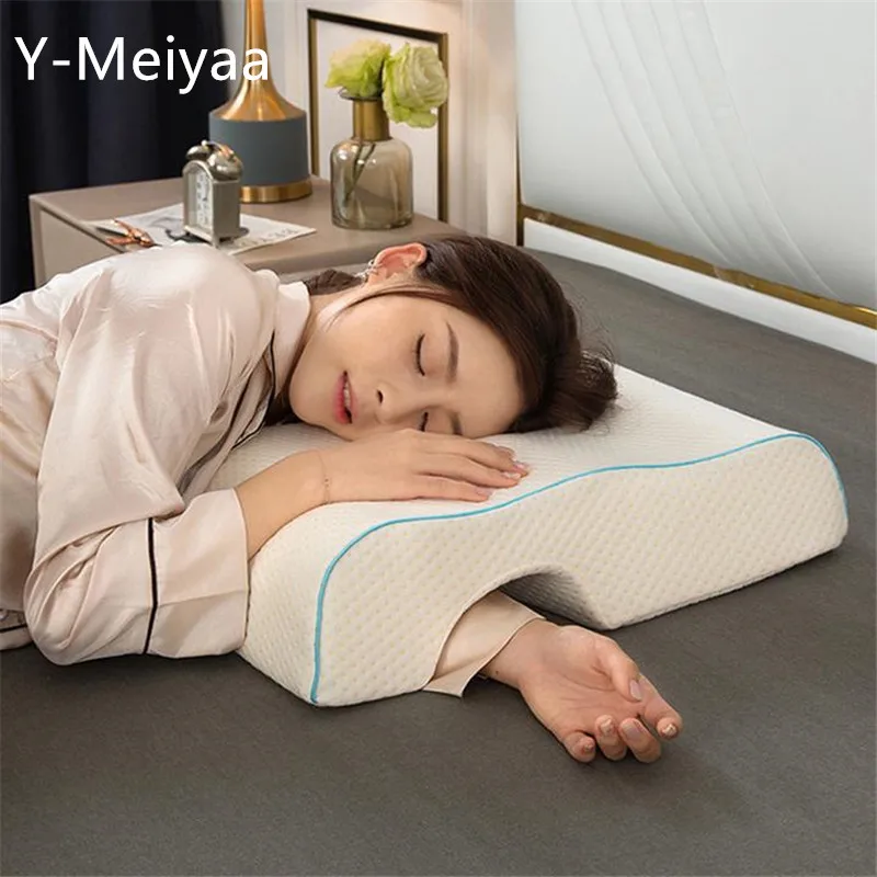 Couple Pillow Slow Rebound Memory Foam Pressure Pillow Anti-Hand Paralysis Pillow Protection Cervical Pillow Dropshipping 20#1