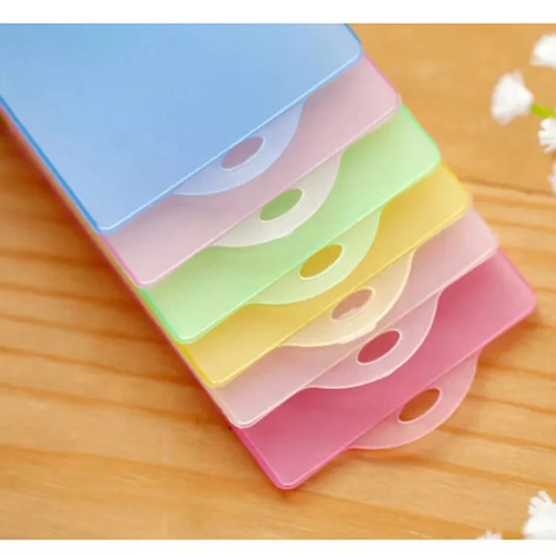 

5 Pieces IC Card Set Bus PVC Card Daily Necessities Small Gifts Universal Solid Color Transparent Protective Cover Key Holder