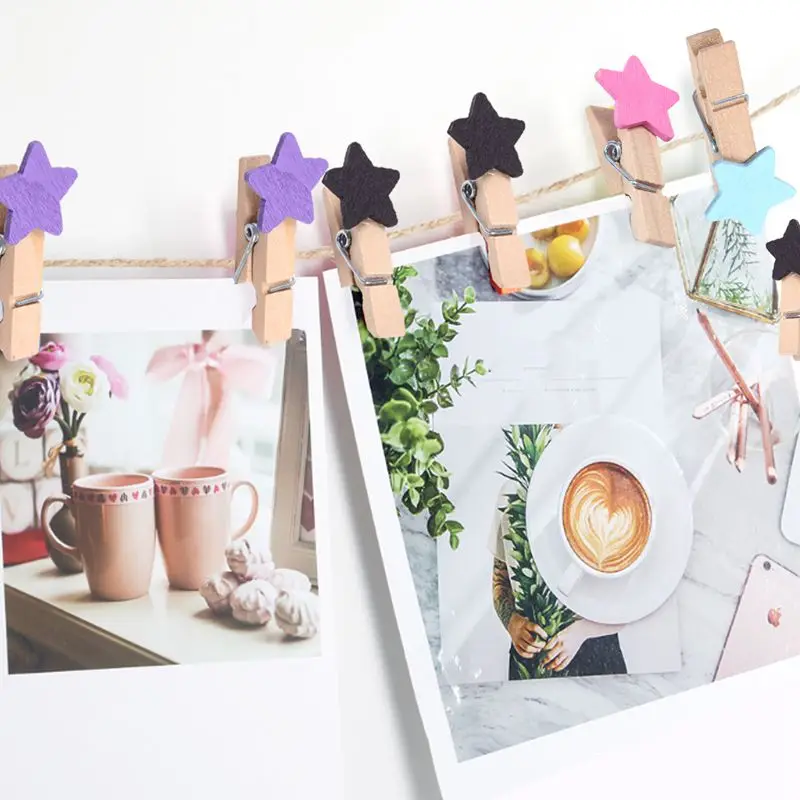 50 шт. деревянные мини прищепки для фотографий|Папки тиснения| |