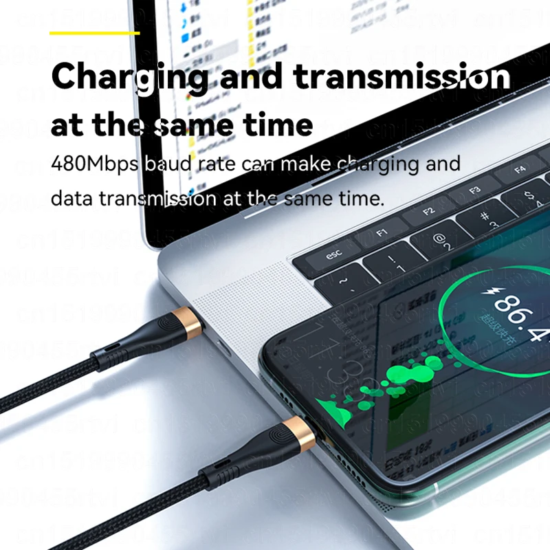 Кабель PD USB C 3 в 1 для iPhone 13 12 100 Вт кабель QC4.0 0 быстрой зарядки Micro Type-C Macbook Pro Samsung Xiaomi