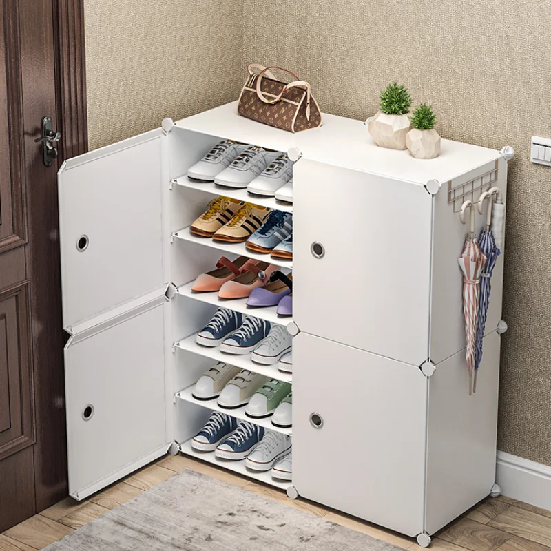 

Shoe Rack Dormitory Simple Door Internet Celebrity Dustproof Home Indoor Beautiful Storage Fantastic Bedroom Small Narrow Shoe