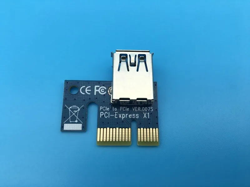 

PCI-E PCIe PCI Express 1X видеокарта Riser карта USB 3,0 конвертер расширитель для биткоина Litecoin Miner
