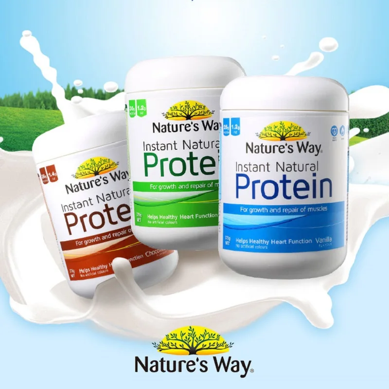 

Australia Nature's Way Instant Chocolate VANILLA Soy Protein Powder Healthy Heart Muscle Sports Nutrition Skin Nails 100%Vegan