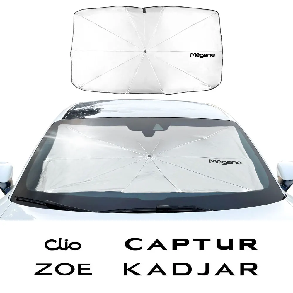 Переднего лобового стекла автомобиля солнцезащитный зонт для Renault Captur Kadjar Clio Megane