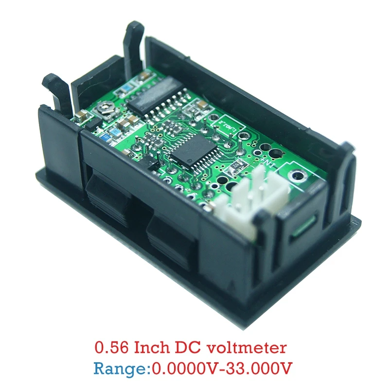 GTBL Digital 0.56inch LED Display 5 Bits DC 0-33.000V Voltmeter Voltage Meter Tester | Инструменты