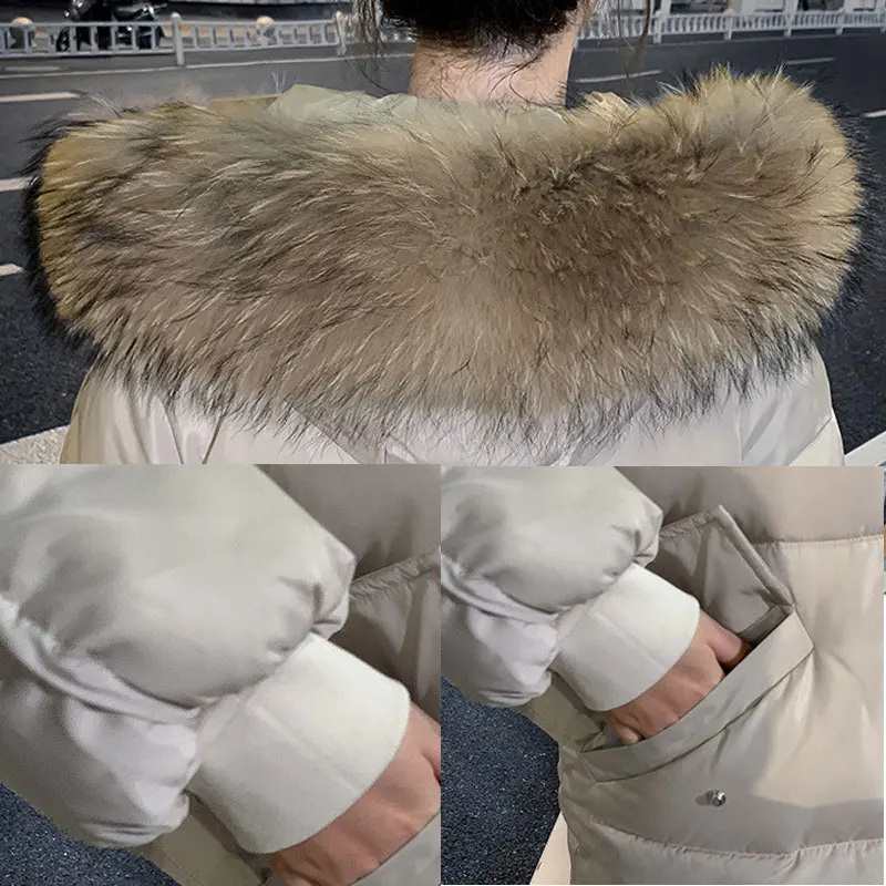 

2020 Winter Coat Cotton-Padded Clothes Thicken Warm Outwear Hooded Jacket Coat for Women Cotton-padded jacket