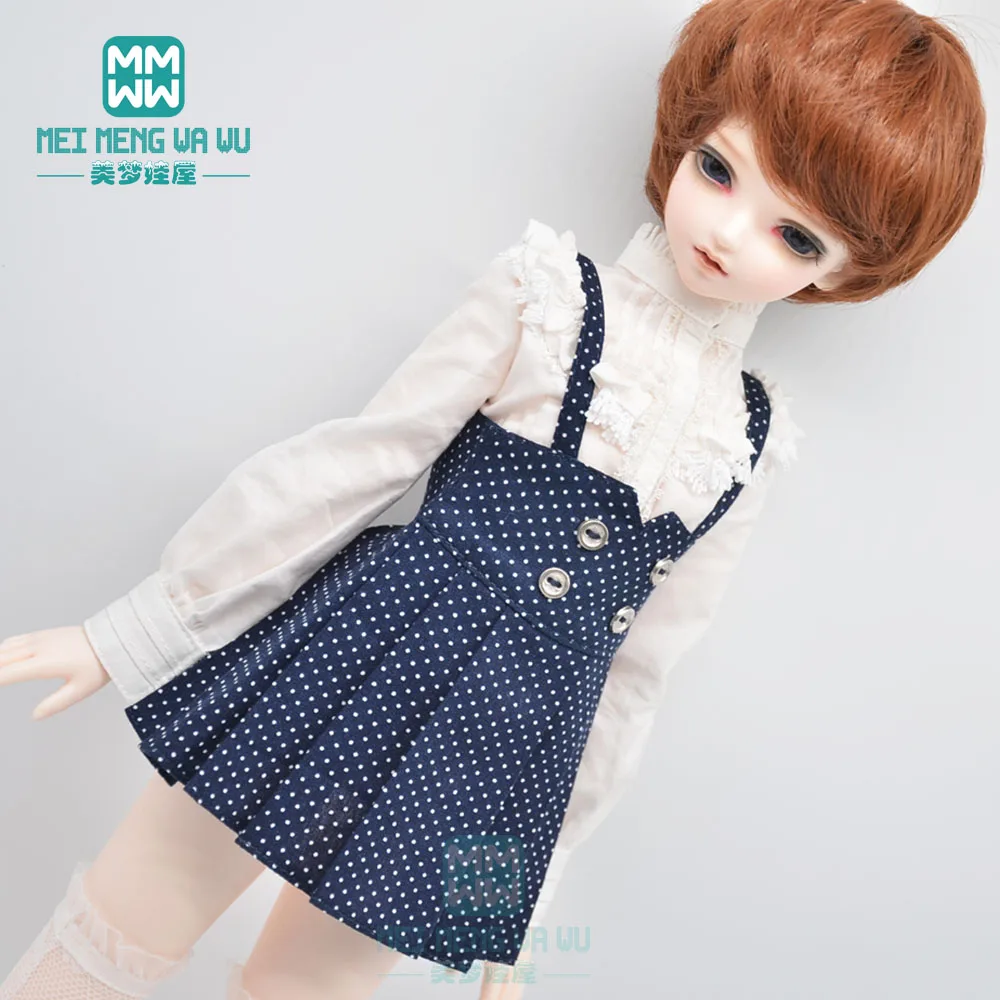 Одежда для куклы BJD подходит 40-45 см 1/4 мsd MK MYOU модные рубашки юбки в горошек на