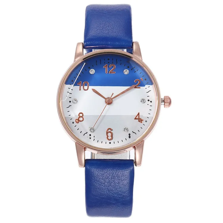 

2020 New Hot Sale Fashion Belt Series Bracelet Watch Multicolor Fine Round Joker Lady Wrist