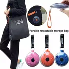 Портативная складная телескопическая маленькая дисковая сумка для покупок, многофункциональная сумка для хранения, многоразовый Органайзер сумка для покупок, дорожная сумка