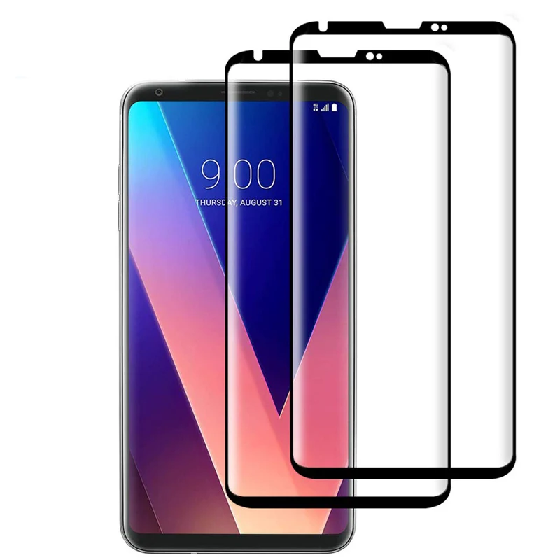 3D полное покрытие из закаленного стекла для LG G8 G7 G5 V30 V40 V50 Закаленное стекло Защитная пленка для экрана