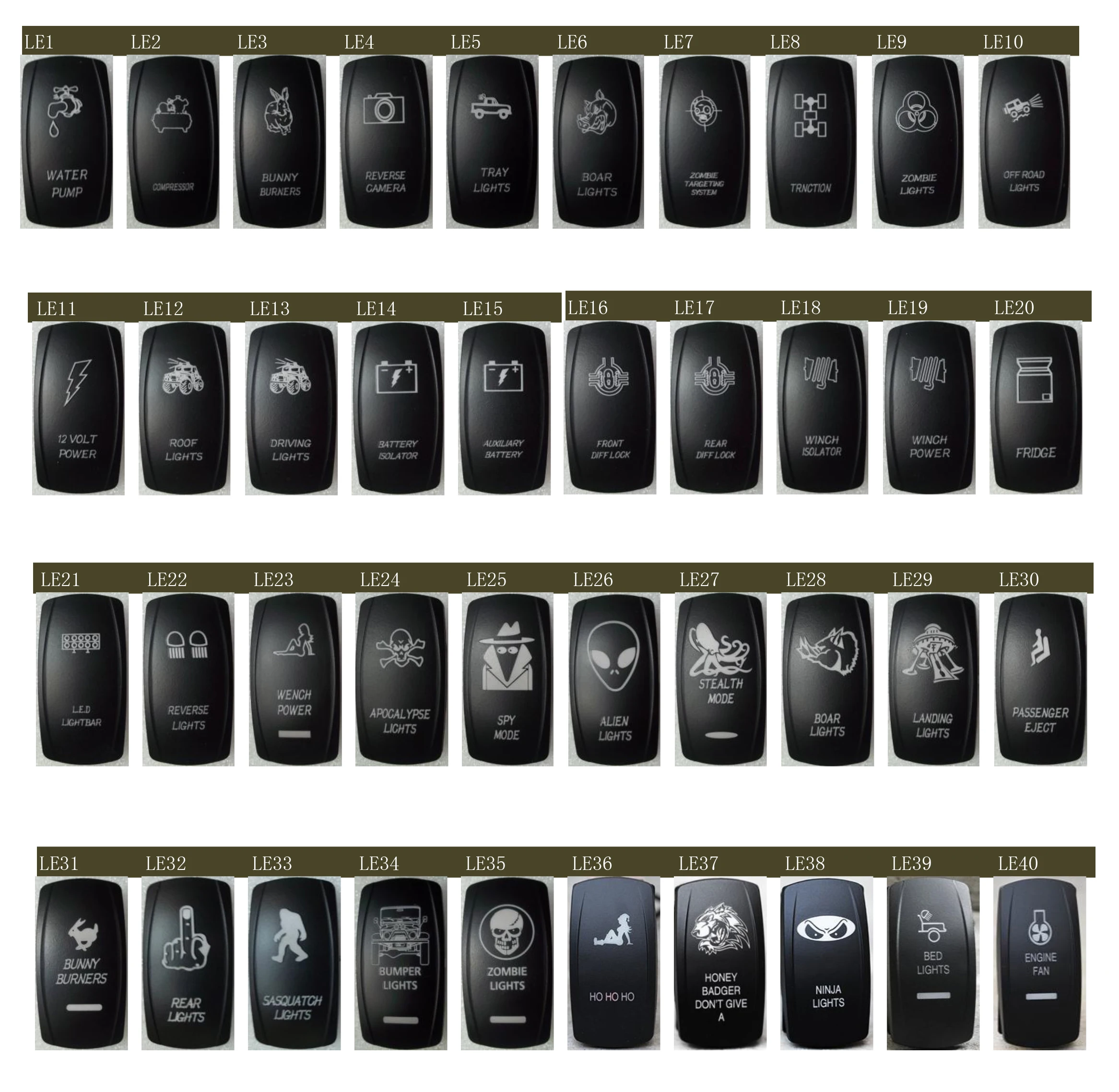 1 шт. Автомобильный светодиодный кулисный переключатель синий светильник 12 В 24 5