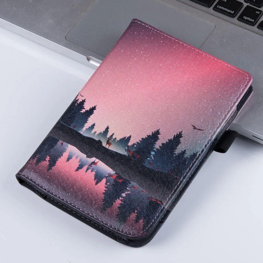 

Stand Case for Pocketbook 606/616/627/628/632/633/Pocketbook Color eReader - Premium Protective Cover with Hand Strap/Sleep/Wake