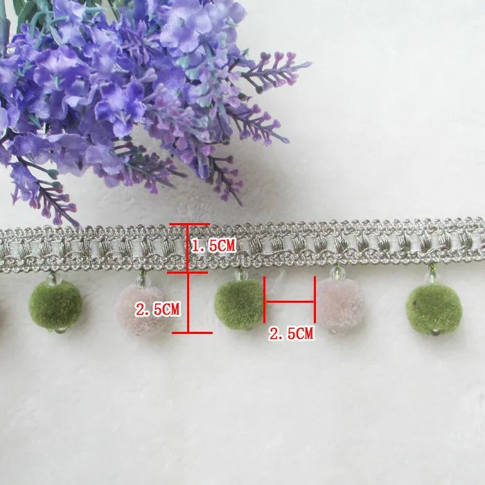 3 ярда/Лот кружевная бахрома с кисточками занавеска для дивана аксессуары