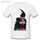 2021 модная футболка с рисунком из мультфильма аниме боку моя геройская Академия аниме с коротким рукавом Повседневная мужская футболка из 100% хлопка футболки Топ