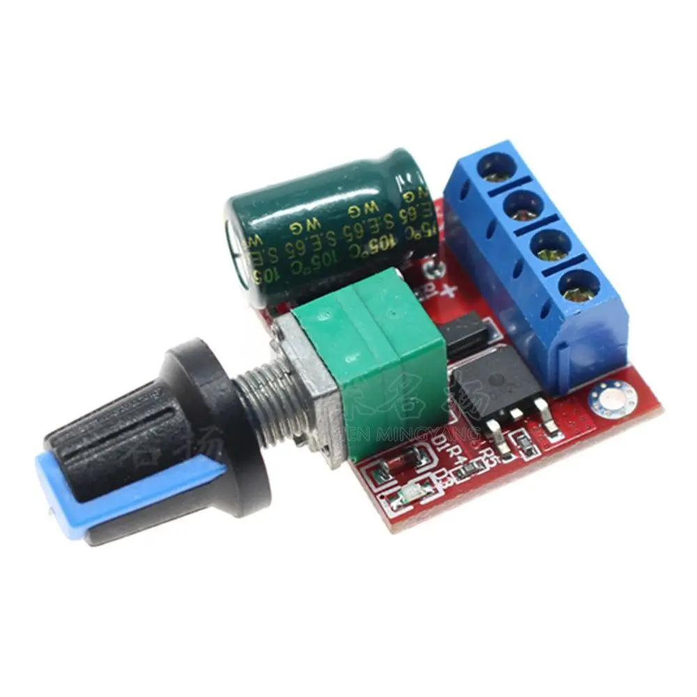 

PWM DC motor speed controller 5V-35V switch 5A function LED dimmer
