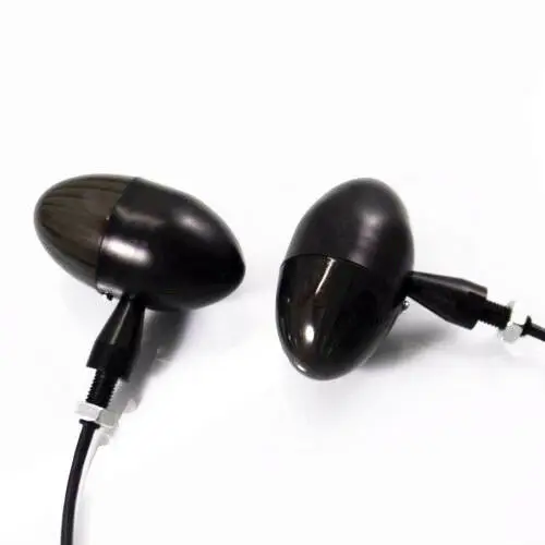 

Black Turn Signal For Honda Kawasaki Suzuki Yamaha Harley Triumph CB VTX VN GN