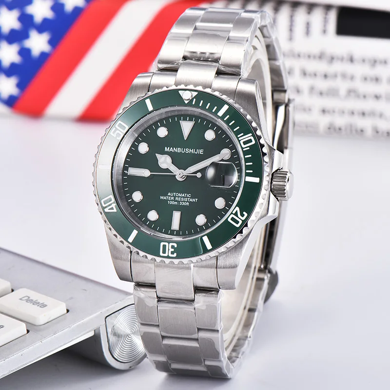 Часы мужские механические с хронографом и датой водонепроницаемые|Мужские часы|