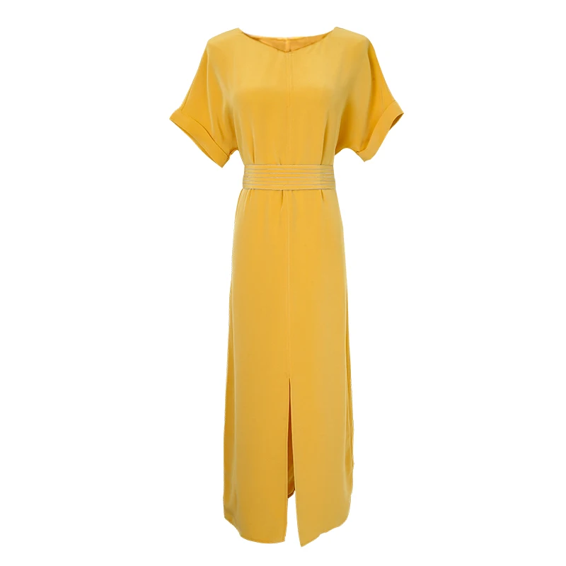 

Summer Women Vintage Black Chiffon Midi Dress 2021 Fashion Casual Solid S-2XL Plus Size Satin Dress Elegant Party Vestidos