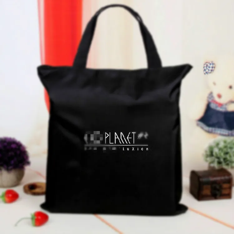 [MYKPOP] Холщовая Сумка KPOP черная Повседневная сумка коллекция - Цена: 378,71 руб.