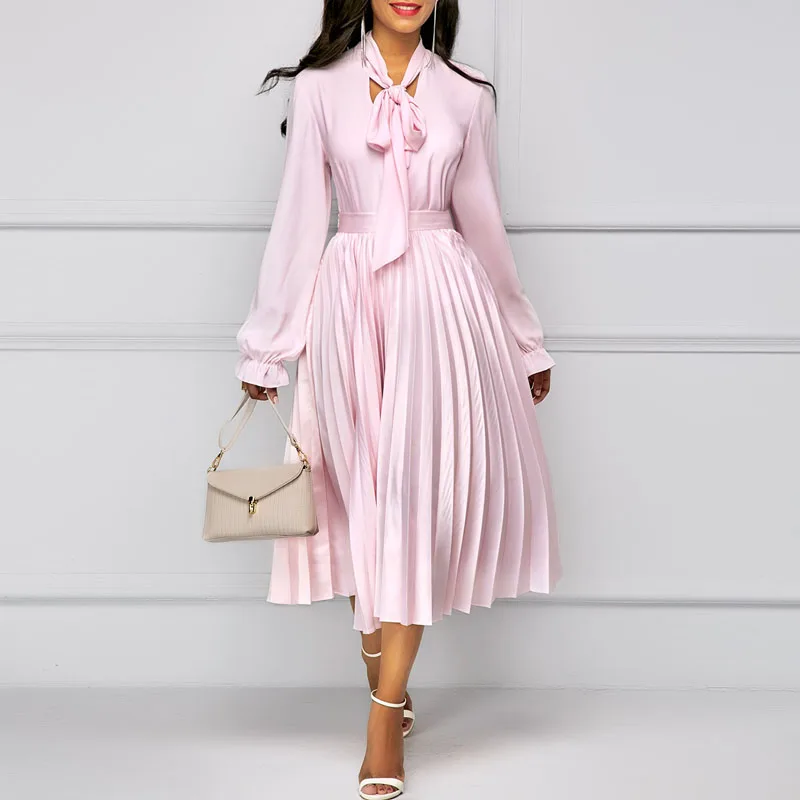 

2019 Long Chiffon Skirts For Women Zipper Style England Pink Skirt Lady Saia A Line Maxi Skirts Custom