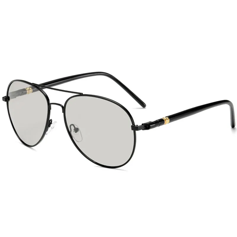 Поляризованные фотохромные мужские солнцезащитные очки 2020 переходная линза для