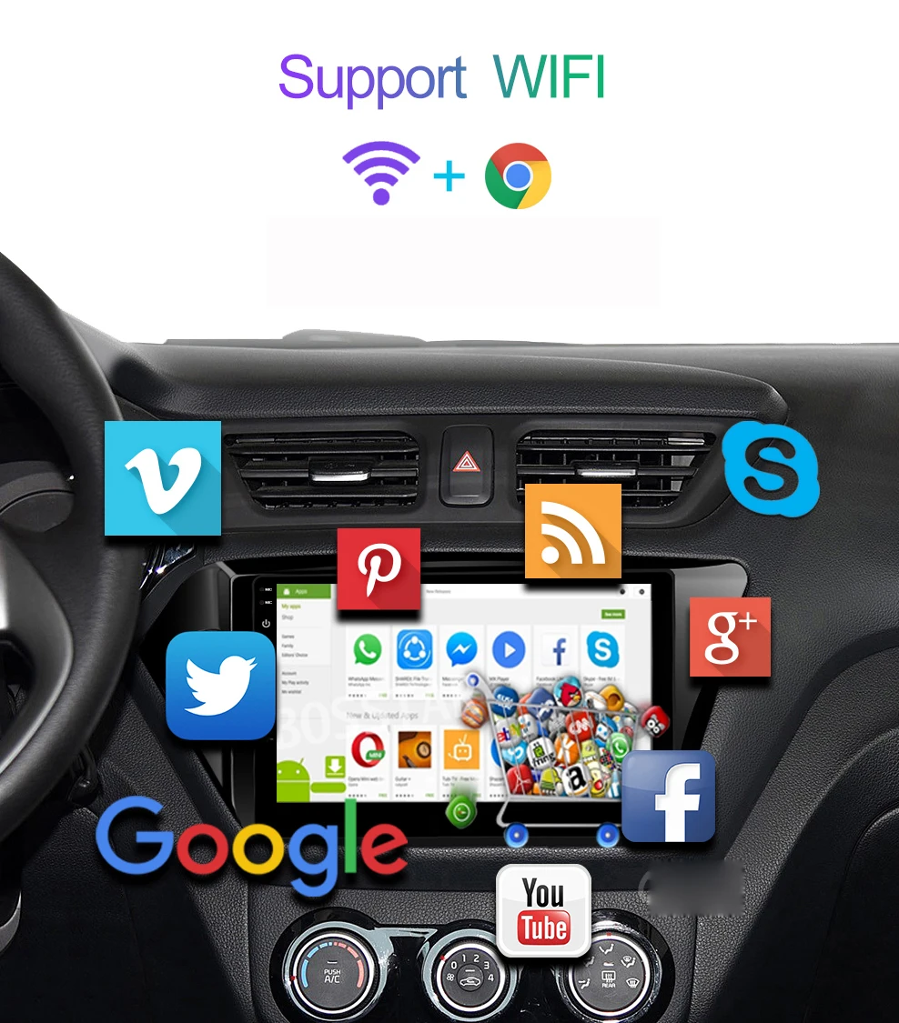 Автомагнитола 9 &quot 2 Din Android 1 GPS навигация для VW Passat B6 volkswagen T5 Skoda Octavia golf 4 5 6