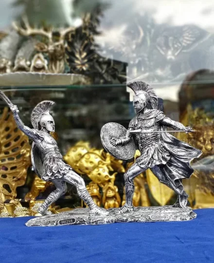 Леонидас скульптура Спартанский король ручная работа алебастер Фигурка Статуя 30