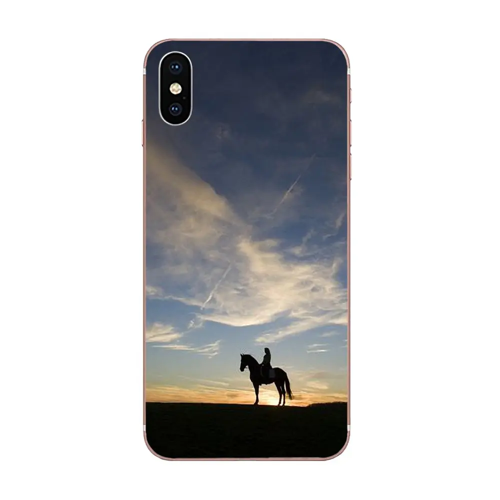 Coque Shell For Galaxy J1 J2 J3 J330 J4 J5 J6 J7 J730 J8 2015 2016 2017 2018 mini Pro Horse Silhouette On Mountain Range | Мобильные