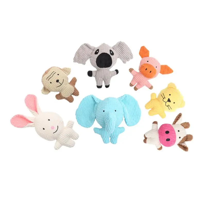 

Pets Dog Toys Cartoon Shaped Squeeze Sound Toy Dog Squeaker Chew Training Pet Products Resistant Pig Puppies Small Dogs Toys