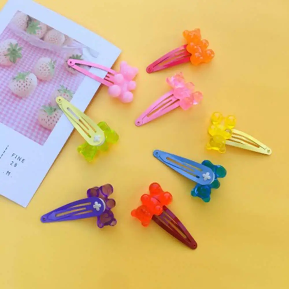 Ручной работы милый мультфильм заколки с медведем подвеска &quotКонфета&quot для