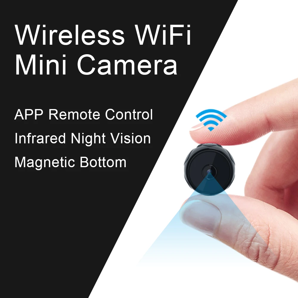 Мини камера Wi Fi HD Беспроводная с дистанционным монитором крошечная IP